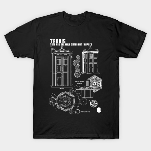 Tardis T-Shirt by sisidsi